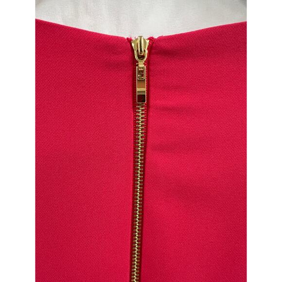 NWT Tahari ASL Fit and Flare Raspberry Dress size 10 - Picture 4 of 6